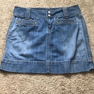Retro jean skirt